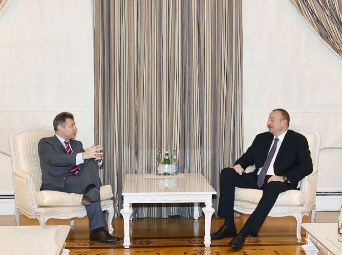 Ilham Aliyev receives French co-chair of OSCE Minsk Group 